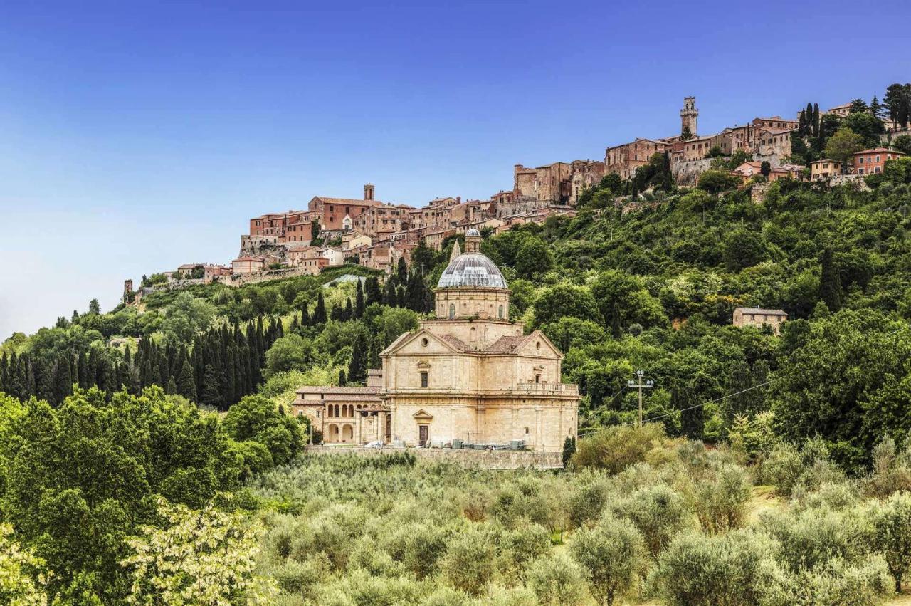 Апартаменти Il Palco Montepulciano, Vista Incredibile, 150Mt Da Piazza Grande Екстер'єр фото