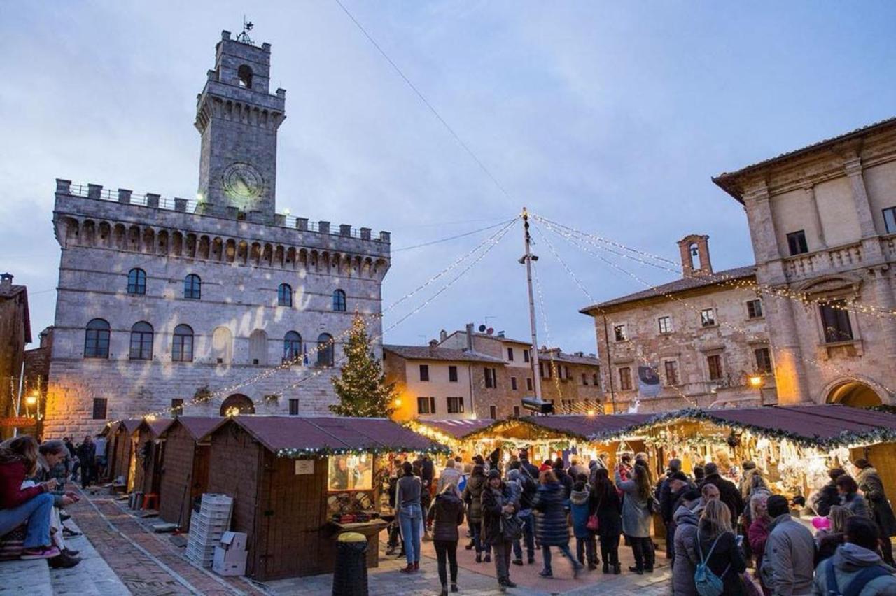 Апартаменти Il Palco Montepulciano, Vista Incredibile, 150Mt Da Piazza Grande Екстер'єр фото